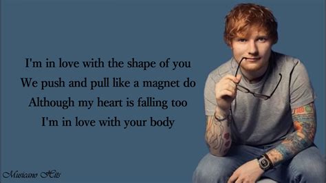 ed sheeran - shape of you lyrics